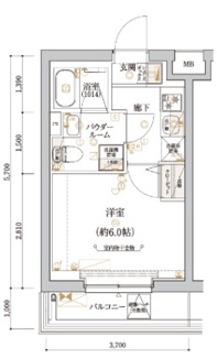 【間取り】 | ECREDE横濱吉野町