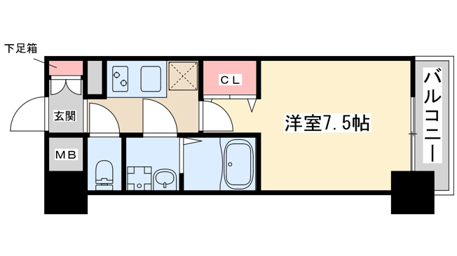 【間取り】 | エスレジデンス江坂アレグリア