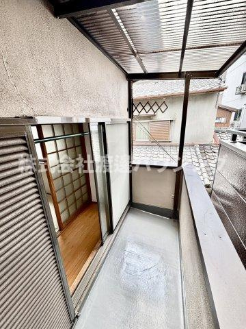 野江内代一戸建のバルコニー