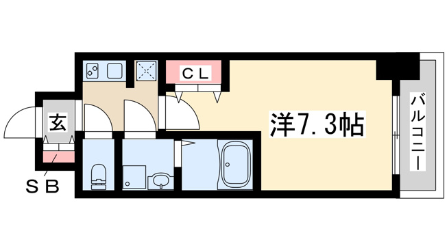 【間取り】 | エスレジデンス新大阪ウエスト