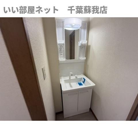 サンライフⅡの洗面所|スペースが確保できる洗面所です