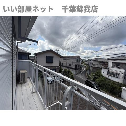 サンライフⅡのバルコニー|広々としたバルコニーです