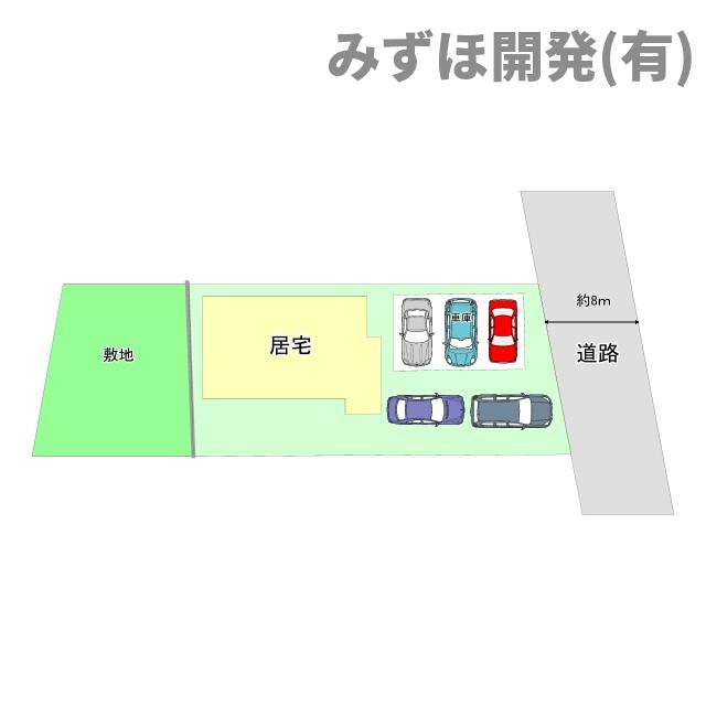 東根市四ツ家1丁目6-15の区画図