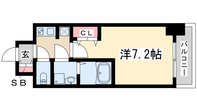 【間取り】 | エスレジデンス新大阪ウエスト