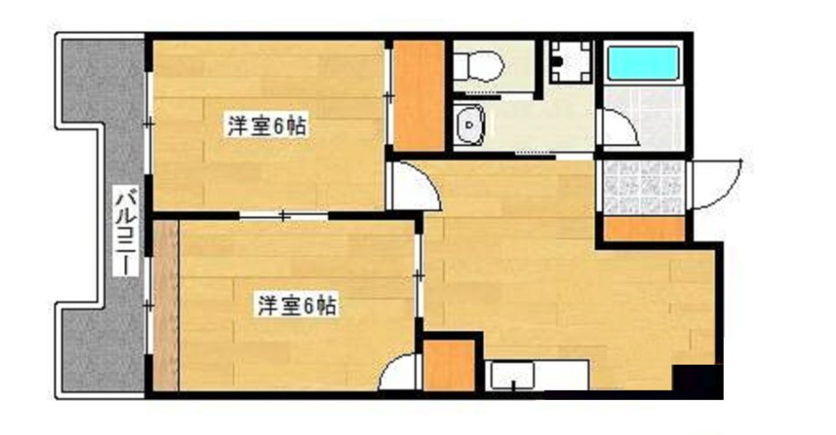 古賀第二ビル【キャッシュバック対象物件】の間取り