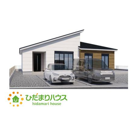 【完成予想図】 | 水戸市酒門町2期　新築戸建 | 人気の平屋一戸建て！家事動線がスムーズです