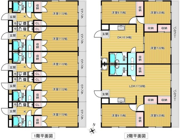 　☆ フジメゾン日進 ☆の間取り
