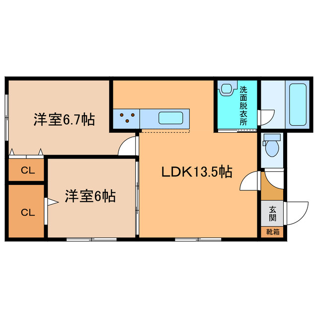 グラシアス柏の間取り