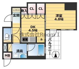 【間取り】 | K-COURT谷町四丁目