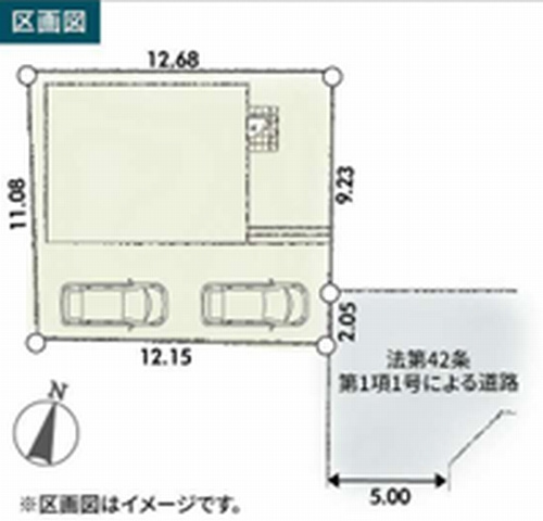 【仲介手数料０円】綾瀬市第2寺尾釜田　新築一戸建て　の区画図|綾瀬市第2寺尾釜田　新築一戸建て　