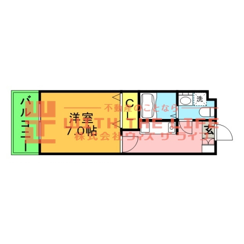 Active Umemitsu【キャッシュバック対象物件】の間取り
