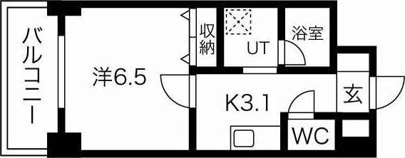 GROOVE平野の間取り