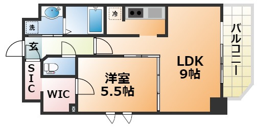 S-RESIDENCE神戸磯上通の間取り
