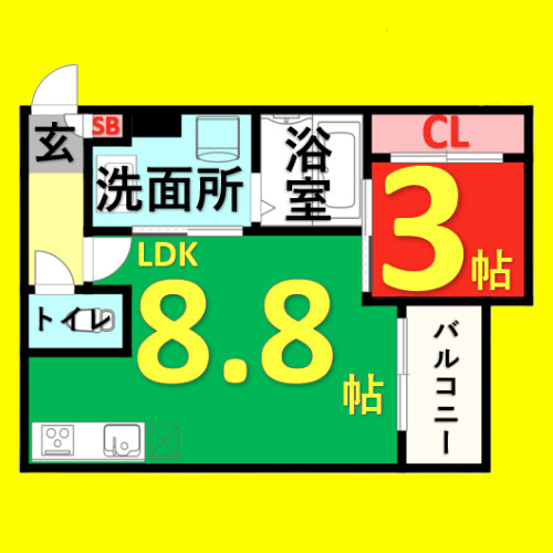 GRANDTIC Bios車道(ビオスクルマミチ)　名古屋市賃貸　仲介手数料無料