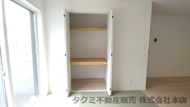 神戸市垂水区清水が丘新築一戸建の収納|１階和室収納です♪