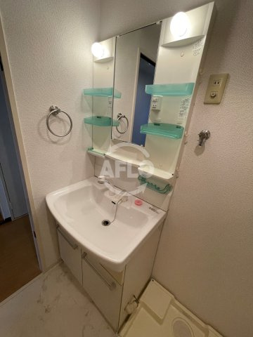 南海住吉清水丘グリーンコート　清水丘小学校区の独立洗面台|南海住吉清水丘グリーンコート　独立洗面台