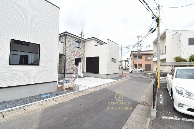 GRACE　水戸市赤塚　1期 　1の前面道路含む現地写真|現地撮影（2026年8月）