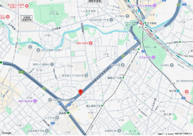 マンションアクロス西巣鴨の地図