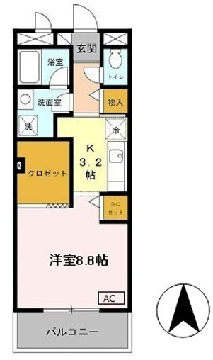 フィオーレ北条の間取り