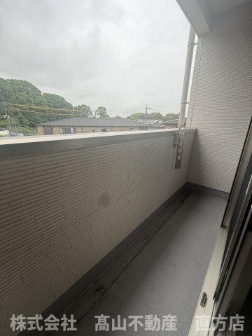 北九州市八幡西区馬場山東２丁目のアパートのバルコニー