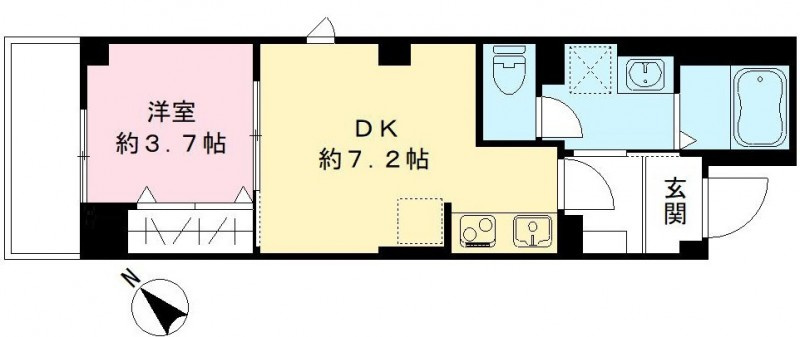 ラ　フレーズの間取り