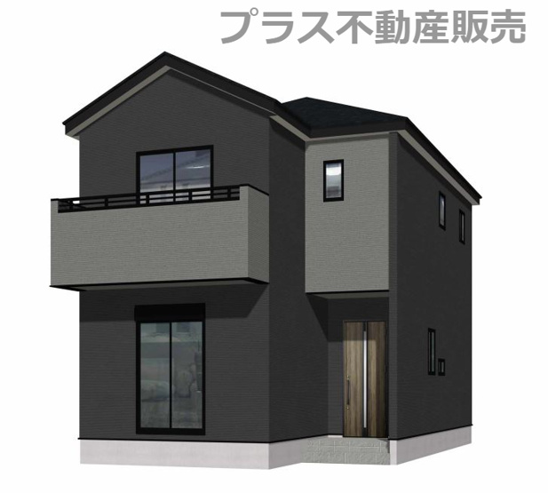 【外観】 | 春日市昇町4丁目1期　3号棟（全3棟）【仲介手数料無料・0円】 | 現地写真。同じ物件を見るなら、プラス不動産販売にお任せ下さい。