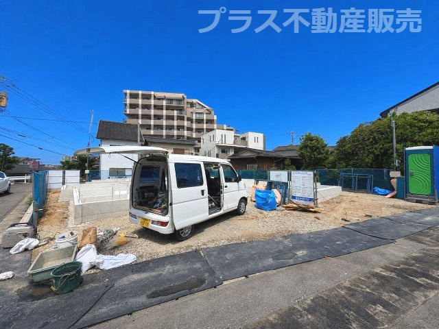 【外観】 | 春日市昇町4丁目1期　3号棟（全3棟）【仲介手数料無料・0円】 | 現地写真。同じ物件を見るなら、プラス不動産販売にお任せ下さい。