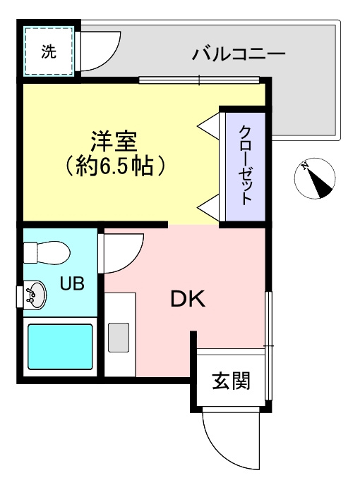 セザール早稲田の間取り