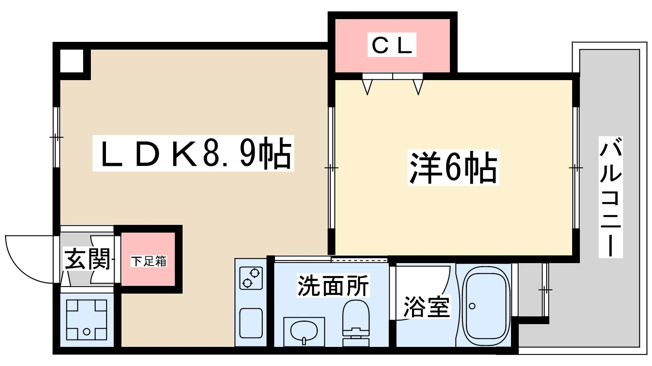 【間取り】 | サクセス天神橋フロント