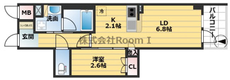 【間取り】 | K-COURT谷町四丁目