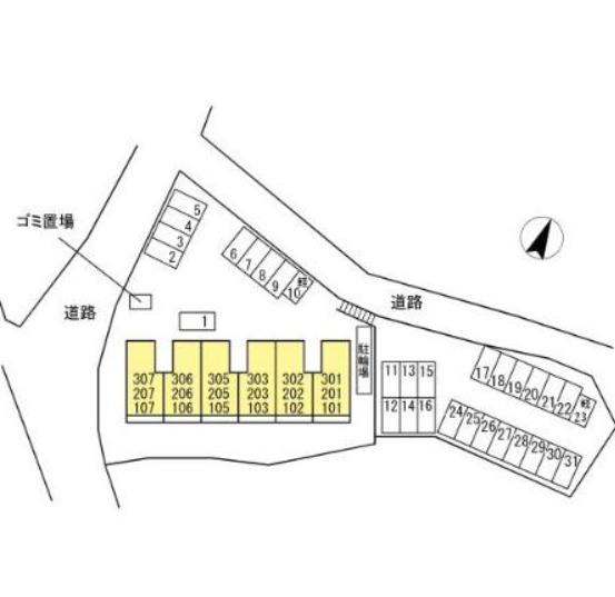With Pet紺屋の区画図