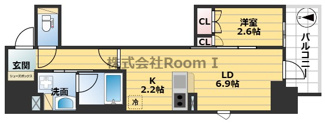 【間取り】 | K-COURT谷町四丁目