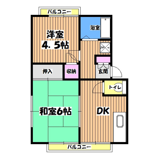 【間取り】 | エステートピア中舟田