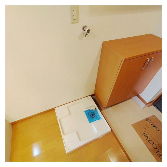 【設備】 | カサブランカ | 室内洗濯機置き場。