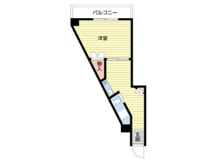 河本マンションの間取り
