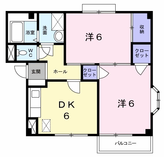 レジデンスビバⅡの間取り