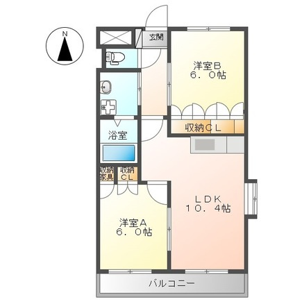 グランフォースMOCOの間取り