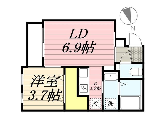 Cherim西鉄久留米Ⅳの間取り