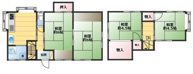 【間取り】 | 市原市中高根　中古戸建