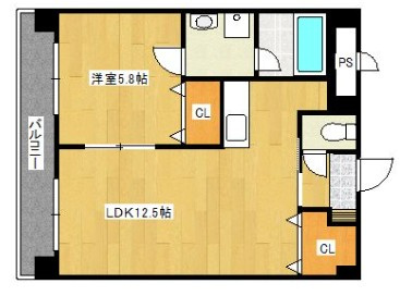 すかる通東の間取り