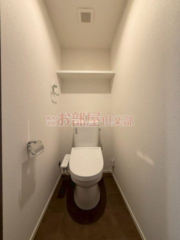 グランフォーレ久留米駅プレミアのトイレ|清潔感のあるトイレです