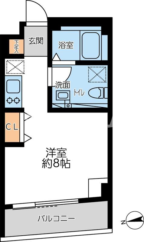 グランカーサ馬込Ⅰの間取り