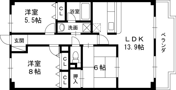 グランドールの間取り