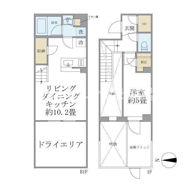 La Perla JiyugaokaⅡの間取り