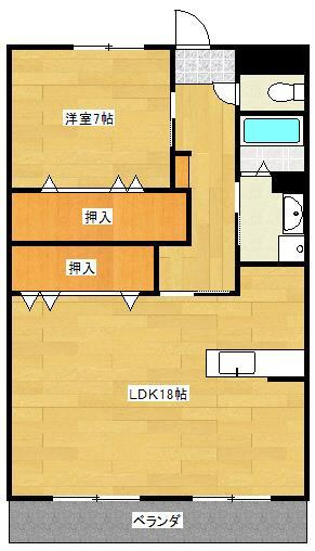 サンヒルズ花畑の間取り