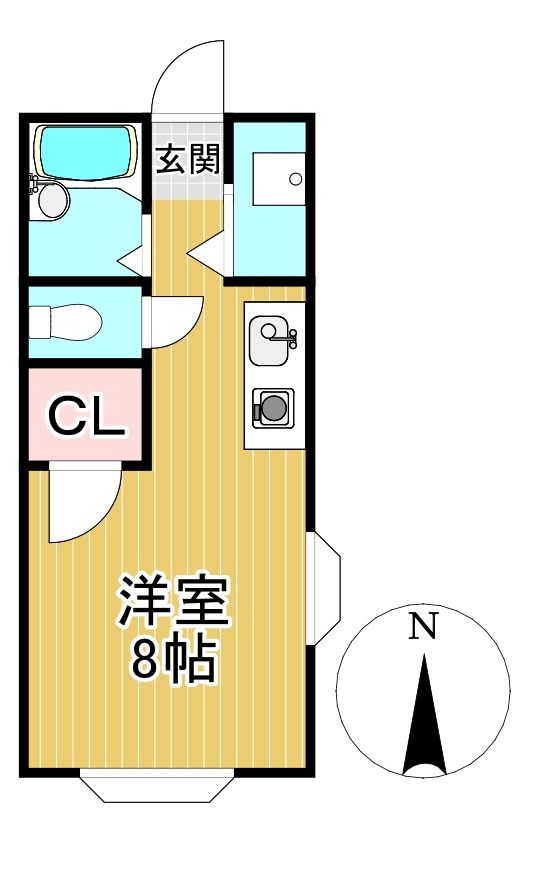 アヴェニール御井の間取り