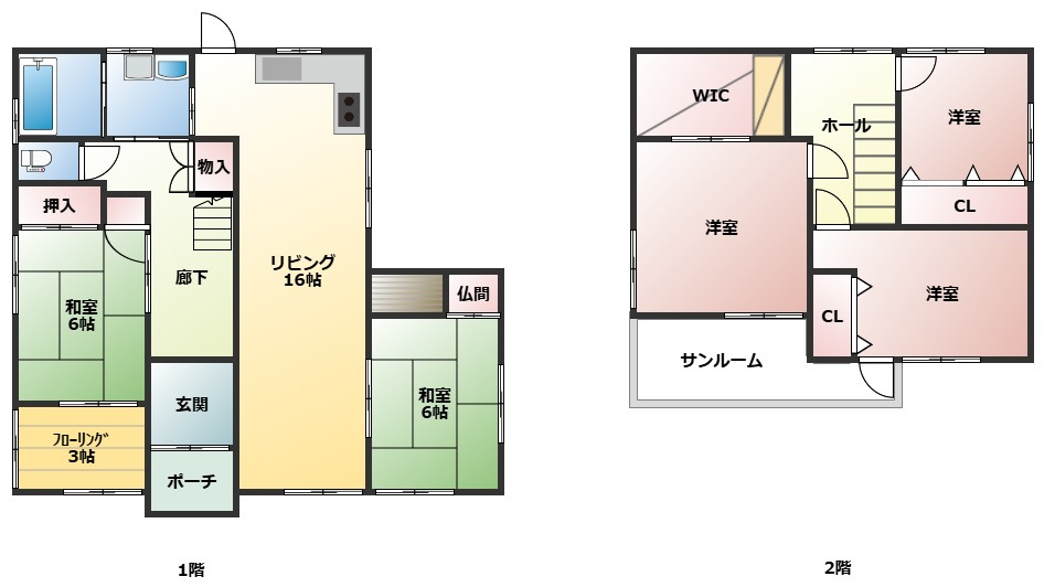 見附市葛巻1丁目　土地建物【商談中】の間取り