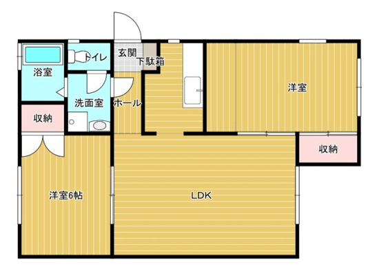 合川ビレッジの間取り