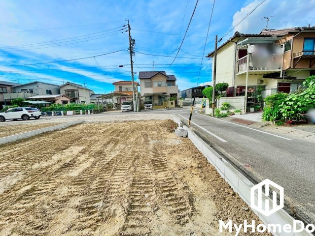 守山区高島町の前面道路含む現地写真