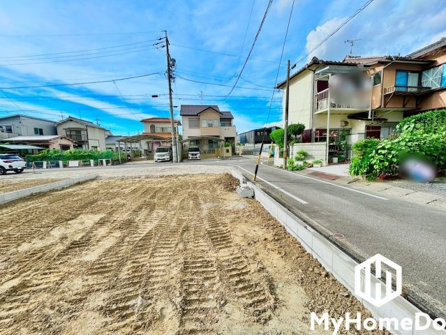 守山区高島町の前面道路含む現地写真